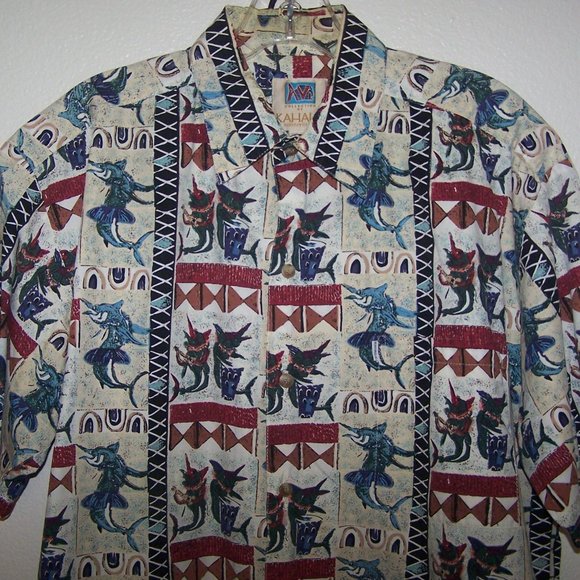 KAHALA " AVI " COLLECTION HAWAIIAN SHIRT SB3487 - Picture 2 of 11